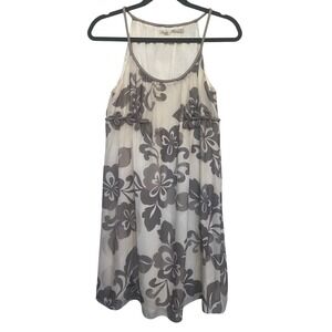 Leon‎ Max Silk Blend Floral Sleeveless Mini Dress Women's Size M